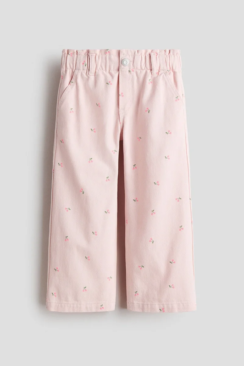 اتش اند ام جينز بيبر باغ بقصّة ساق واسعة